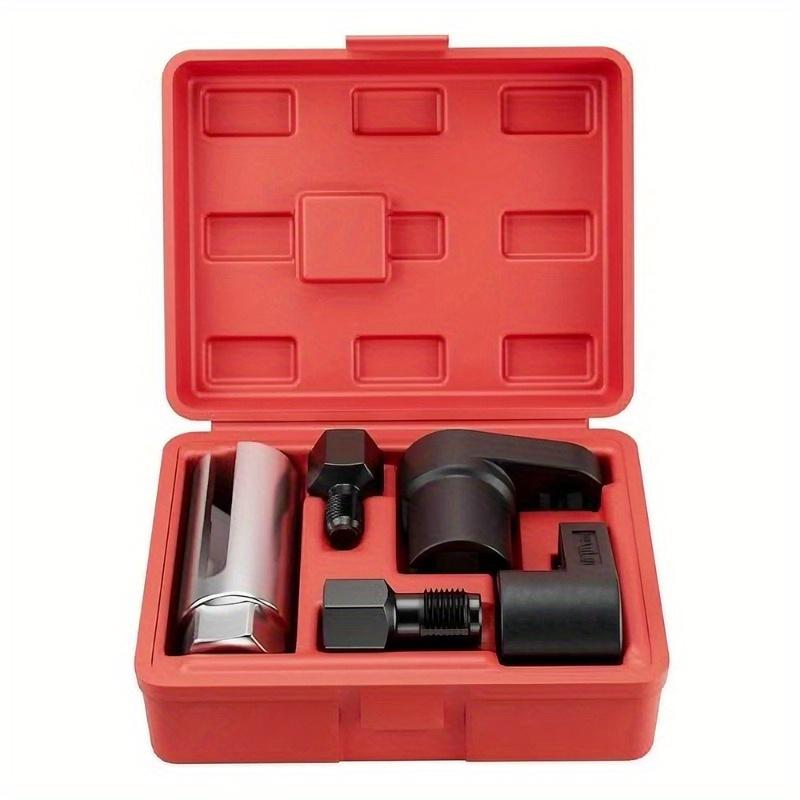 5 Pcs Oxygen Sensor Wrench Kit for Automotive O2 Socket Removal Install Offset Vacuum Sensor Socket Thread Chaser Tool 5pcs
5 Pcs Oxygen Sensor Wrench Kit for Automotive O2 Socket Removal Install Offset Vacuum Sensor Socket Thread Chaser Tool 5pcs