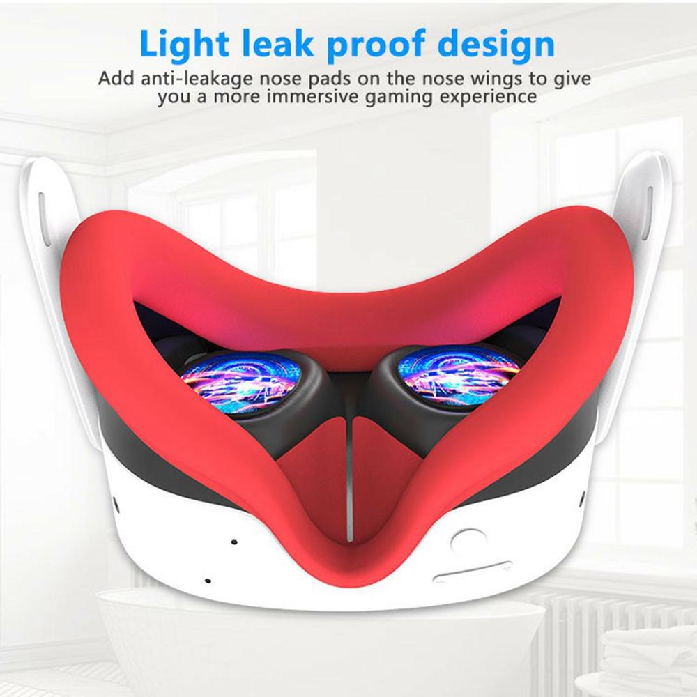 For Meta Quest 3S VR Facial Interface Silicone Case Anti-Sweat Face Pad Protective Cover Black
For Meta Quest 3S VR Facial Interface Silicone Case Anti-Sweat Face Pad Protective Cover Black