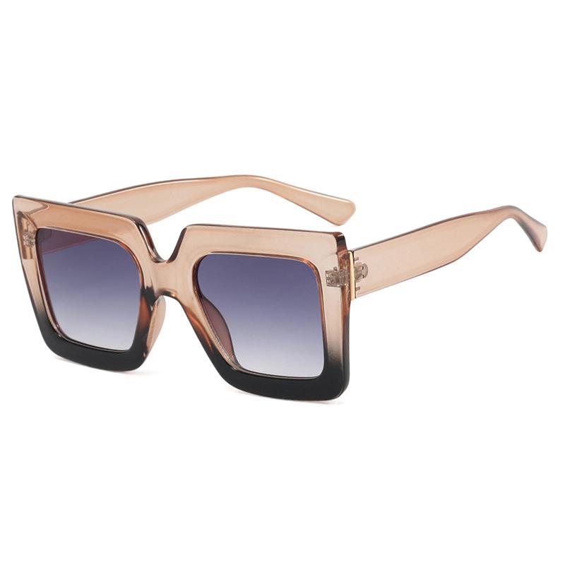 Trendy Square Shape Sun Eyeglasses Frame Oversized Frame Frame Simple Blue Ray Blocking Ins Shape Eyeglasses Frame Gradient Sunglasses Female only 1pcs sunglasses
Trendy Square Shape Sun Eyeglasses Frame Oversized Frame Frame Simple Blue Ray Blocking Ins Shape Eyeglasses Frame Gradient Sunglasses Female only 1pcs sunglasses