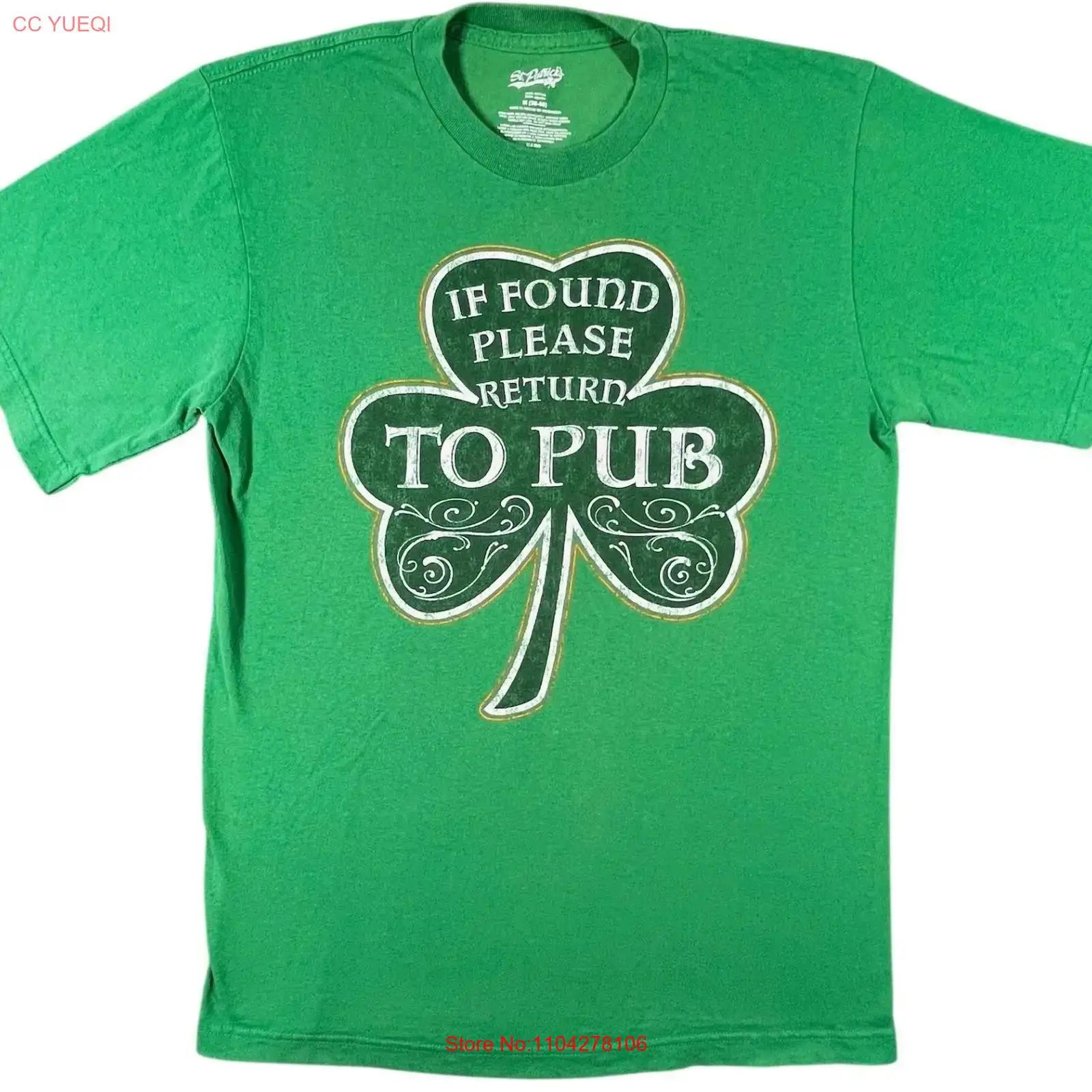 St Patricks Day If Found Please Return to Pub Green Cotton T Shirt vintage Washed graphic Comfortable Top For Everyday Wear 5XL різнокольоровий
St Patricks Day If Found Please Return to Pub Green Cotton T Shirt vintage Washed graphic Comfortable Top For Everyday Wear 5XL різнокольоровий