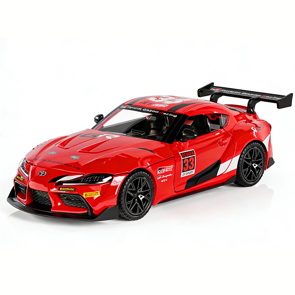 1:32 TOYOTA GR SUPRA Alloy Sports Car Model Diecasts Metal Toy Track Racing Car Vehicles Model Simulation Sound Light Kids Gifts
1:32 TOYOTA GR SUPRA Alloy Sports Car Model Diecasts Metal Toy Track Racing Car Vehicles Model Simulation Sound Light Kids Gifts