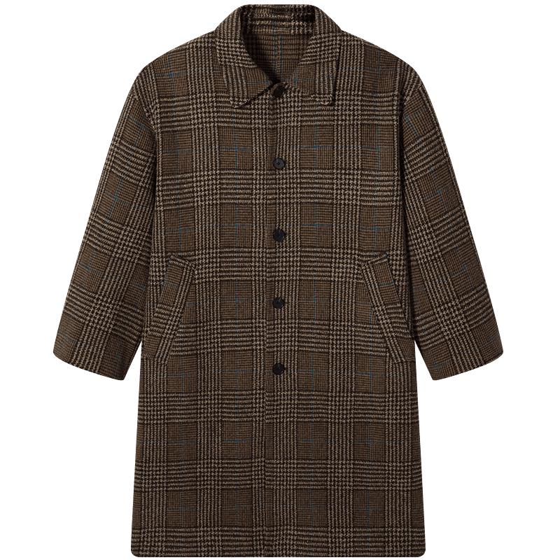 GXG Men s Plaid Loose Fit Casual Long Overcoat M
GXG Men s Plaid Loose Fit Casual Long Overcoat M