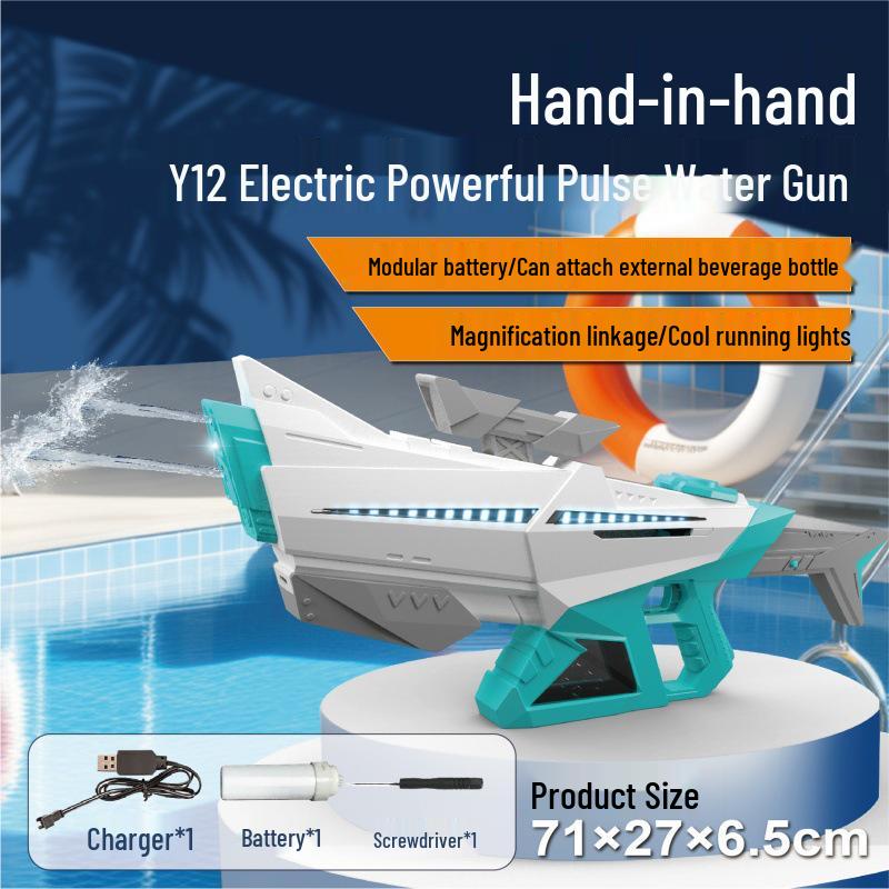 Импульсный электрический водяной пистолет: Игрушка высокого давления, с автоматическим огнем, умная, впитывающая воду, для брызгания и веселья
Импульсный электрический водяной пистолет: Игрушка высокого давления, с автоматическим огнем, умная, впитывающая воду, для брызгания и веселья