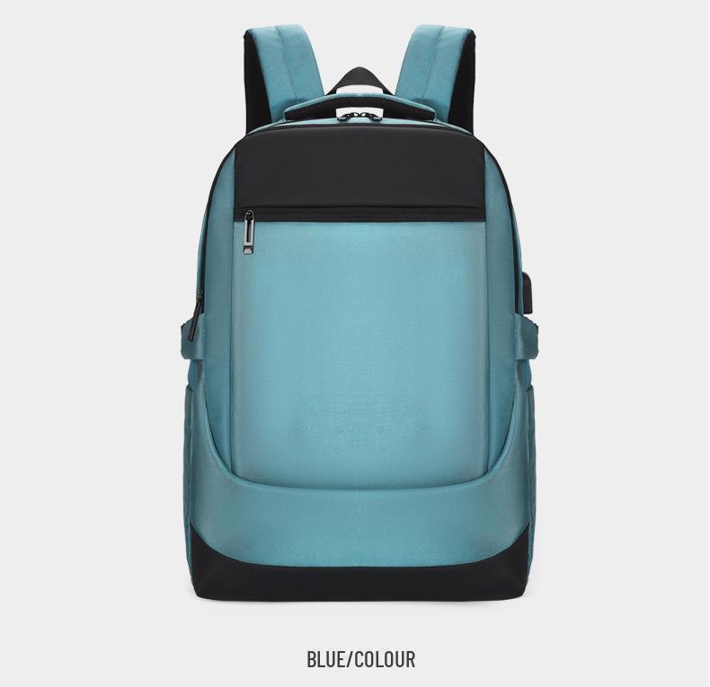 Рюкзак для бізнес-ноутбука унісекс великої місткості для подорожей і роботи 32x16x46 cm тіффані синього кольору
Рюкзак для бізнес-ноутбука унісекс великої місткості для подорожей і роботи 32x16x46 cm тіффані синього кольору