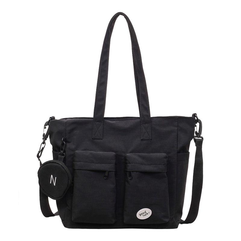 Spring New Nyl Tote Bag Women Multi Pocket Functial Commuter Bag Fashiable and Versatile Shoulder Bag Large Capacity чёрный
Spring New Nyl Tote Bag Women Multi Pocket Functial Commuter Bag Fashiable and Versatile Shoulder Bag Large Capacity чёрный