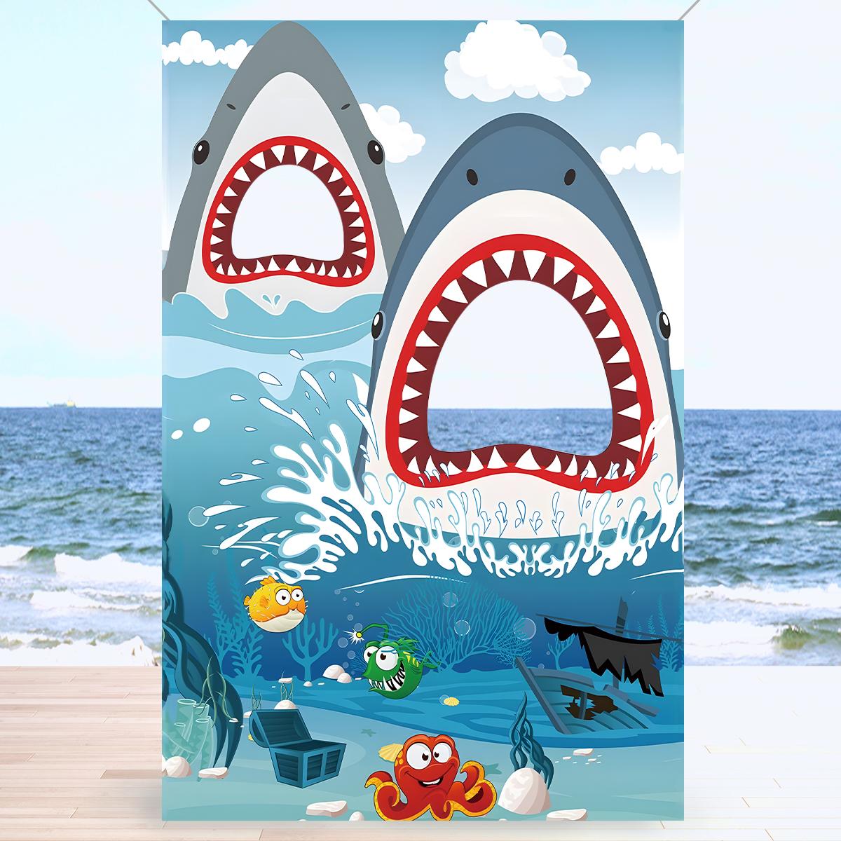 Shark Theme Birthday Party Photography Backdrop Shark Birthday Background Cake Table Boys Girls Birthday Decorations Baby Shower
Shark Theme Birthday Party Photography Backdrop Shark Birthday Background Cake Table Boys Girls Birthday Decorations Baby Shower