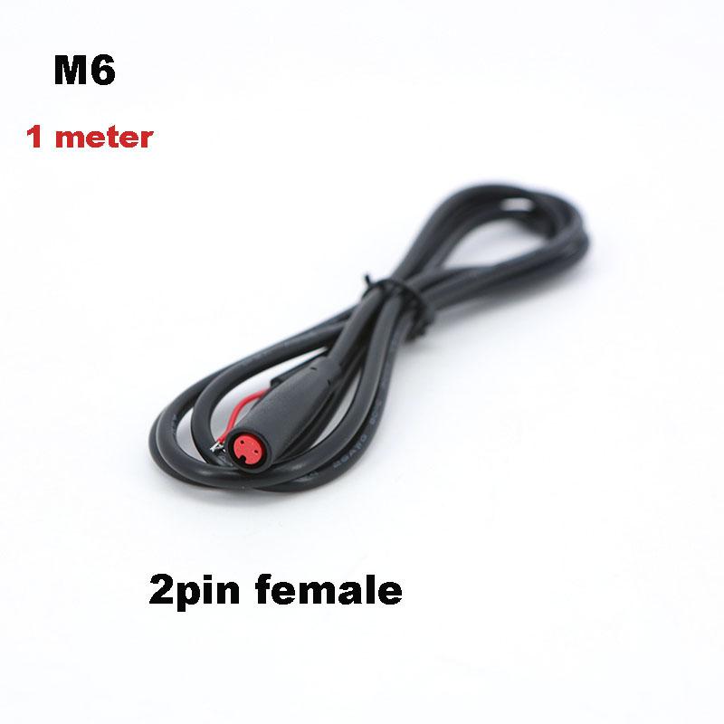 Waterproof 6mm M6 2/3/5Pin core male to female Julet Electric ebike Plug wire Cable Connector Scooter Brake Signal Sensor 100cm 2pin female
Waterproof 6mm M6 2/3/5Pin core male to female Julet Electric ebike Plug wire Cable Connector Scooter Brake Signal Sensor 100cm 2pin female