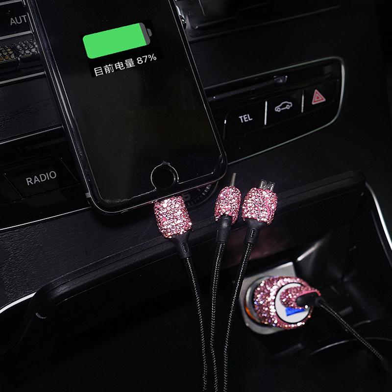 Автомобильное зарядное устройство USB 5 В 2,1 А, двухпортовый быстрый адаптер, розовый автомобильный декор, Стайлинг автомобиля, аксессуары с бриллиантами, интерьер для женщин
Автомобильное зарядное устройство USB 5 В 2,1 А, двухпортовый быстрый адаптер, розовый автомобильный декор, Стайлинг автомобиля, аксессуары с бриллиантами, интерьер для женщин