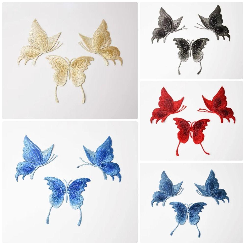 3Pcs/Set Mesh Embroidered Butterfly Patches DIY Clothes Patches Hats Skirt Legging Hair Clips Decor 3Pcs Black
3Pcs/Set Mesh Embroidered Butterfly Patches DIY Clothes Patches Hats Skirt Legging Hair Clips Decor 3Pcs Black