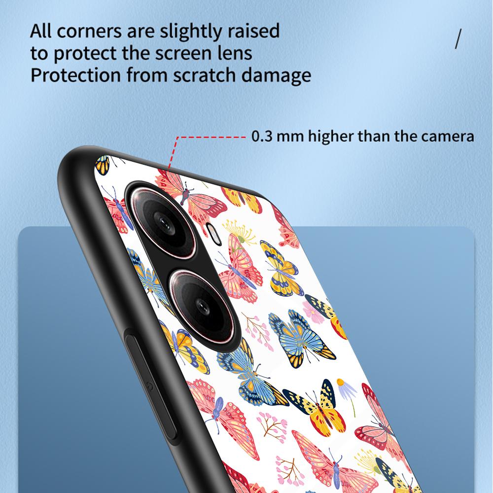 For Xiaomi Redmi Turbo 4 5G Case Butterfly Pattern TPU+Tempered Glass Protective Phone Cover Phantom Butterfly
For Xiaomi Redmi Turbo 4 5G Case Butterfly Pattern TPU+Tempered Glass Protective Phone Cover Phantom Butterfly