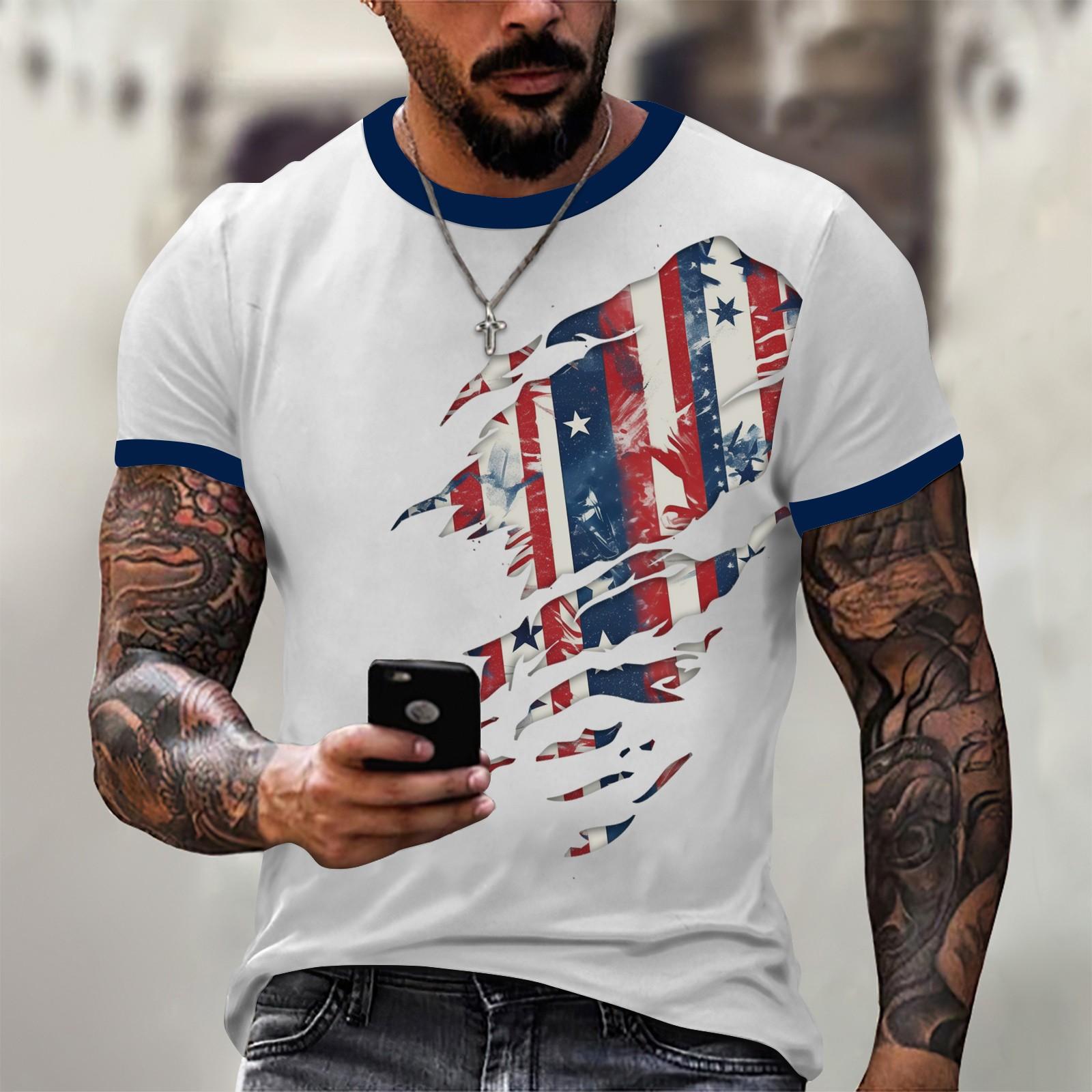 Летняя мужская популярная футболка с круглым вырезом и коротким рукавом с принтом XL
Летняя мужская популярная футболка с круглым вырезом и коротким рукавом с принтом XL