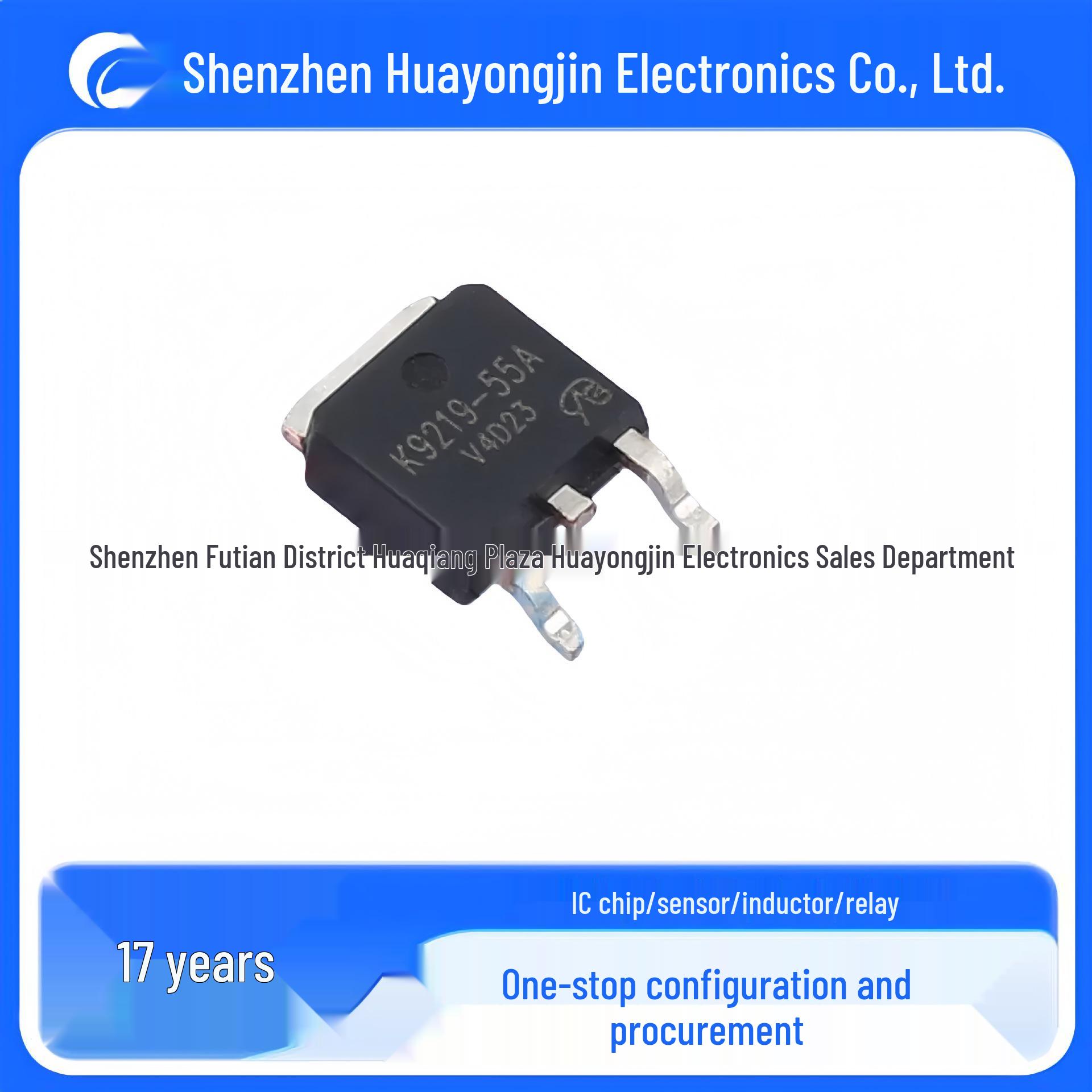 BUK9219-55A TO-252 N-канальний MOSFET логічного рівня - Оригінальний, Новий
BUK9219-55A TO-252 N-канальний MOSFET логічного рівня - Оригінальний, Новий