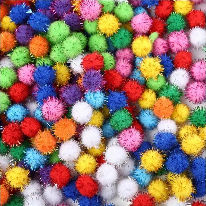300 Pcs Glam Style Sparkling Tinsel Pom Poms – Round Christmas Ball Ornament Set for DIY Crafts and Holiday Decor Pack of 300
300 Pcs Glam Style Sparkling Tinsel Pom Poms – Round Christmas Ball Ornament Set for DIY Crafts and Holiday Decor Pack of 300