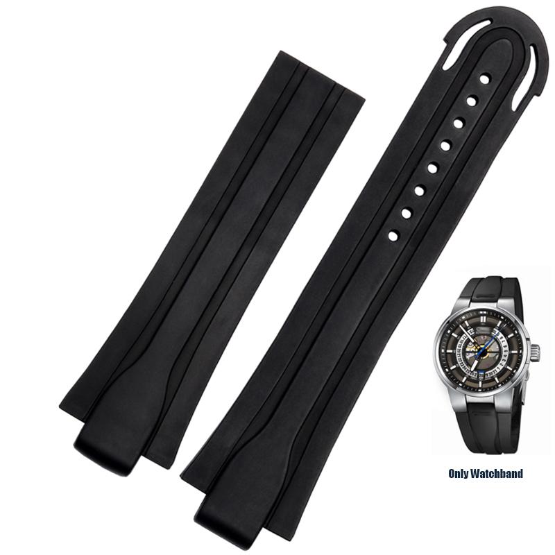 Rubber Watch band For Oris Diving 7730 Williams 7740 Men Bracelet Waterproof Silicone Bracelet Watch chain 24*12mm Raised strap 24.12mm
Rubber Watch band For Oris Diving 7730 Williams 7740 Men Bracelet Waterproof Silicone Bracelet Watch chain 24*12mm Raised strap 24.12mm