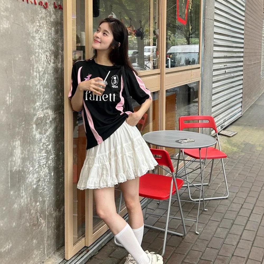 Unisex Summer Retro Raglan Baseball Jersey - 230g Heavyweight Cotton, Loose Fit T-Shirt M (Recommended for below 95 jin) чёрный
Unisex Summer Retro Raglan Baseball Jersey - 230g Heavyweight Cotton, Loose Fit T-Shirt M (Recommended for below 95 jin) чёрный