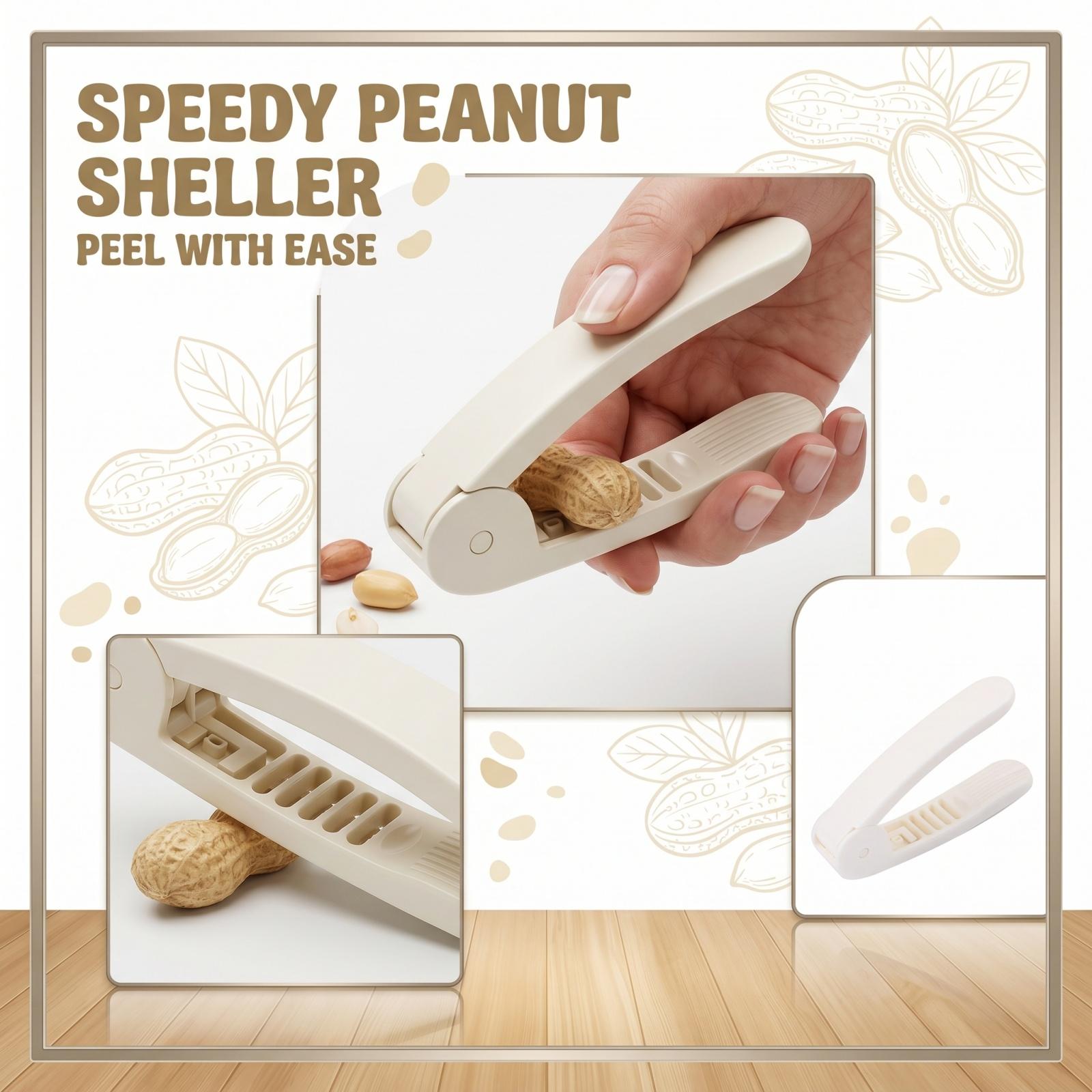 Manual Peanut Sheller Tool Handheld Kitchen Gadget for Easy Peanut Shell Removal Durable Lightweight Design for Efficient Use One Size білий
Manual Peanut Sheller Tool Handheld Kitchen Gadget for Easy Peanut Shell Removal Durable Lightweight Design for Efficient Use One Size білий