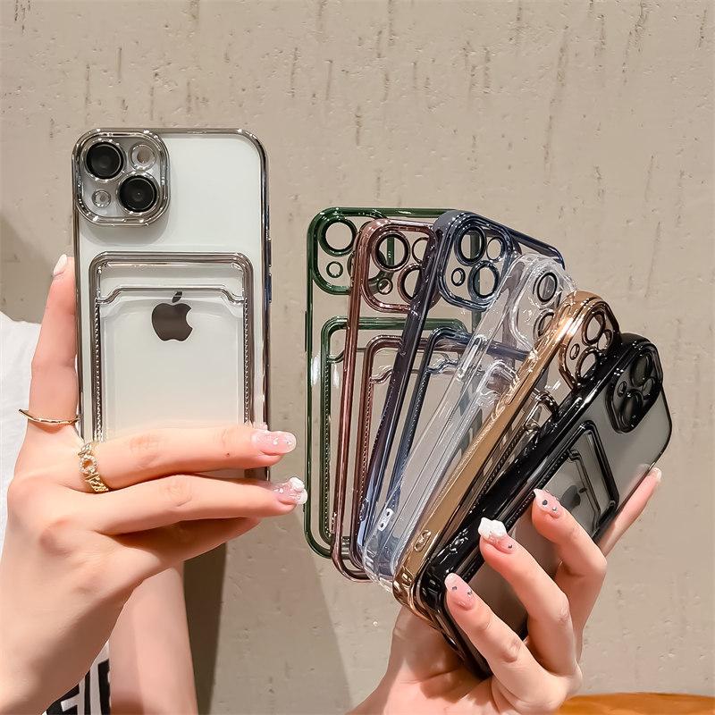 Applicable To IPhone16 Mobile Phone Case Plating Card Bag Apple 15 Promax Card Case 1314 with Lens Film iPhoneSE 2020
Applicable To IPhone16 Mobile Phone Case Plating Card Bag Apple 15 Promax Card Case 1314 with Lens Film iPhoneSE 2020