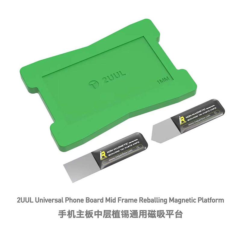 2UUL BH11 Phone Board Mid Frame Reballing Magnetic Platform Mainboard CPU IC Chip Planting Tin Template Silicon Repair Mat
2UUL BH11 Phone Board Mid Frame Reballing Magnetic Platform Mainboard CPU IC Chip Planting Tin Template Silicon Repair Mat
