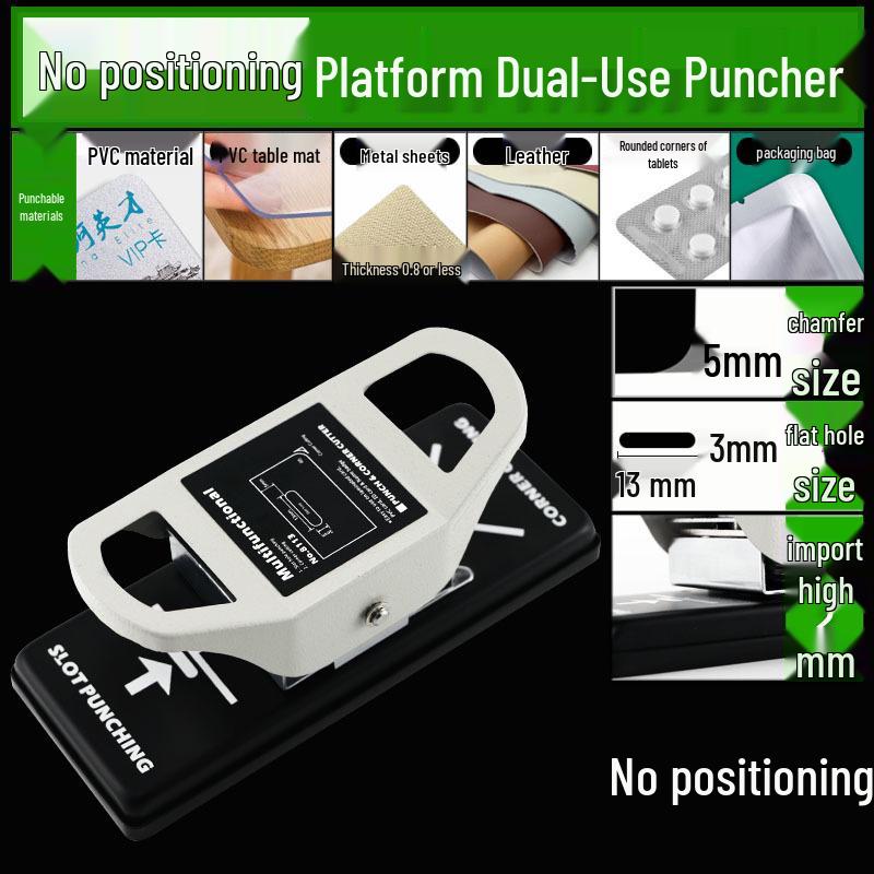 PVC Double Use Pliers: Flat Hole (3.5x15) & Bevel (R6.4) Puncher
PVC Double Use Pliers: Flat Hole (3.5x15) & Bevel (R6.4) Puncher