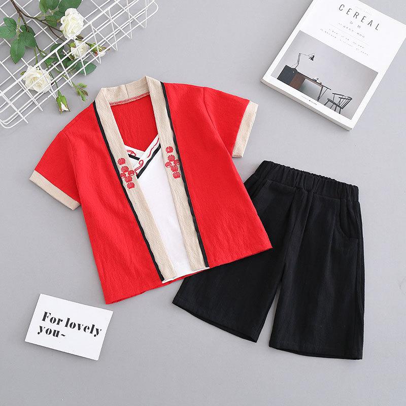 Детский ханбок для мальчиков, летний китайский костюм в стиле Тан, летние модели для мальчиков, старинный костюм, национальная учебная одежда для ученых 140
Детский ханбок для мальчиков, летний китайский костюм в стиле Тан, летние модели для мальчиков, старинный костюм, национальная учебная одежда для ученых 140