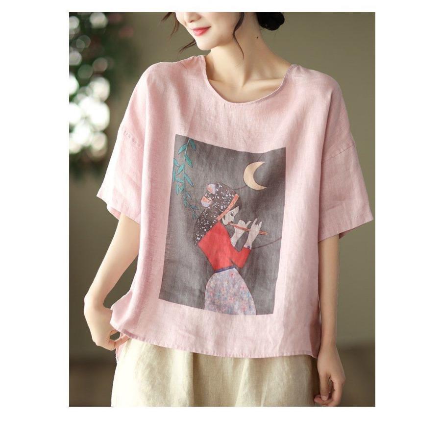 Женская блузка с коротким рукавом и круглым вырезом с цветочным принтом 3XL(60-65kg)
Женская блузка с коротким рукавом и круглым вырезом с цветочным принтом 3XL(60-65kg)