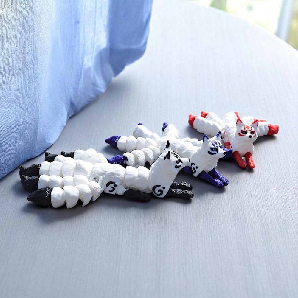 Five Tailed 3D Printed Animal Ornament Movable Five Tailed Animal Figure Desktop Display красный
Five Tailed 3D Printed Animal Ornament Movable Five Tailed Animal Figure Desktop Display красный