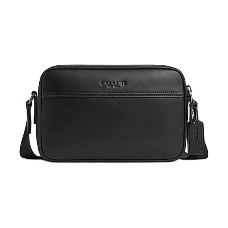 COACH Graham 23 Logo Zip Closure Calf Leather Shoulder Crossbody Bag Medium Men s Black чорний
COACH Graham 23 Logo Zip Closure Calf Leather Shoulder Crossbody Bag Medium Men s Black чорний