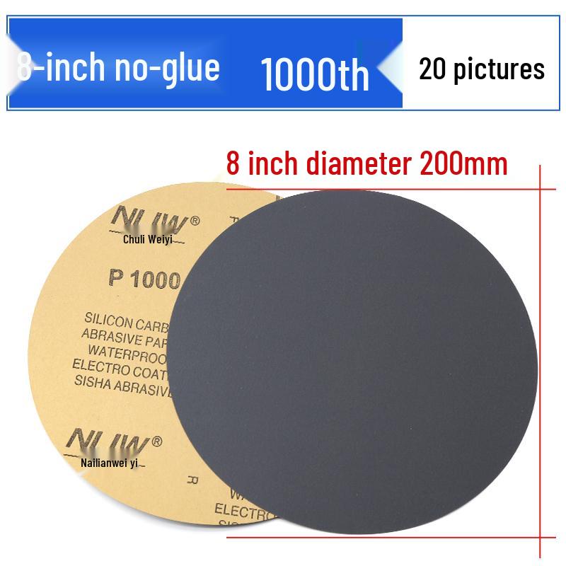 8-Inch Round Silicon Carbide Waterproof Sandpaper for Metallographic Analysis and Polishing
8-Inch Round Silicon Carbide Waterproof Sandpaper for Metallographic Analysis and Polishing