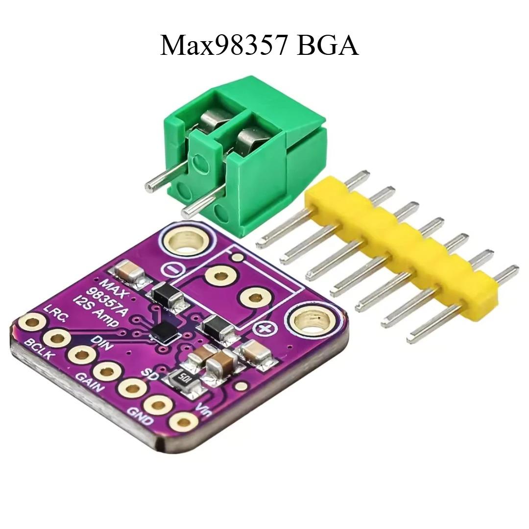 1pcsMAX98357A Audio Amplifier Module 3006 I2S 3W Class D Amplifier Without Filtering DIY Power Amplifier Board MAX98357 BGA 1PCS чорний
1pcsMAX98357A Audio Amplifier Module 3006 I2S 3W Class D Amplifier Without Filtering DIY Power Amplifier Board MAX98357 BGA 1PCS чорний