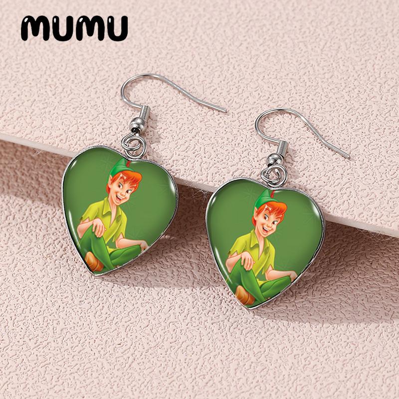 New Peter Pan Wendy Dangle Earring Heart Shaped Earrings Handmade Glass Dome Jewelry Gifts Fans
New Peter Pan Wendy Dangle Earring Heart Shaped Earrings Handmade Glass Dome Jewelry Gifts Fans