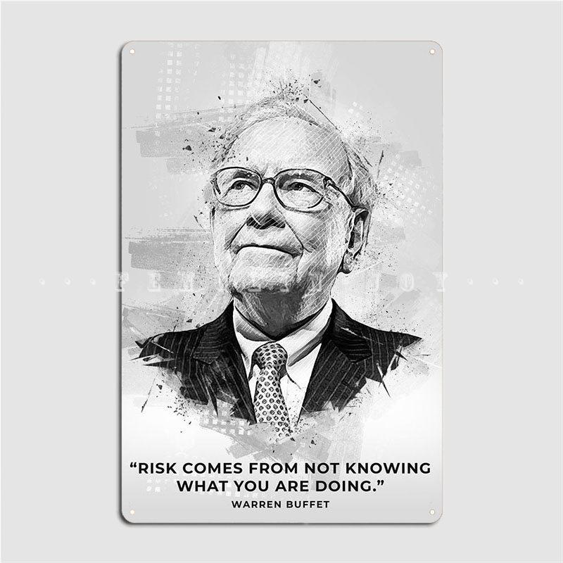 Warren Buffett Metal Plaque Poster Wall Mural Mural Vintage Plaques Tin Sign Poster 20x30cm
Warren Buffett Metal Plaque Poster Wall Mural Mural Vintage Plaques Tin Sign Poster 20x30cm
