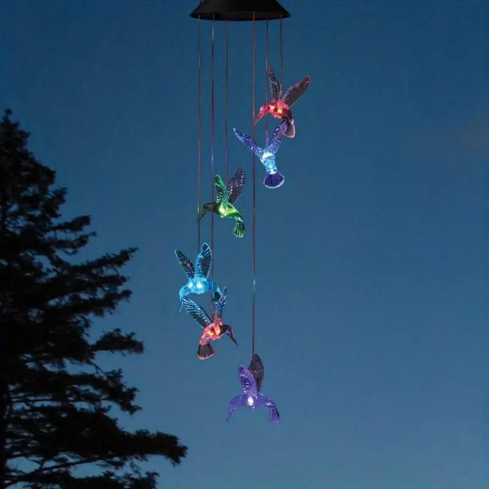 Outdoor Solar Wind chime solar wind chime garden decoration hanging solar lights for romantic outdoor garden decoration 6Head
Outdoor Solar Wind chime solar wind chime garden decoration hanging solar lights for romantic outdoor garden decoration 6Head