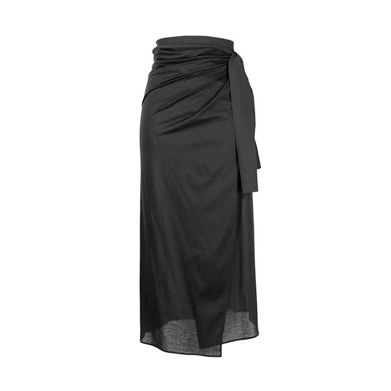 Повседневная миди-юбка на завязках - Женская пляжная одежда One Size чёрный
Повседневная миди-юбка на завязках - Женская пляжная одежда One Size чёрный