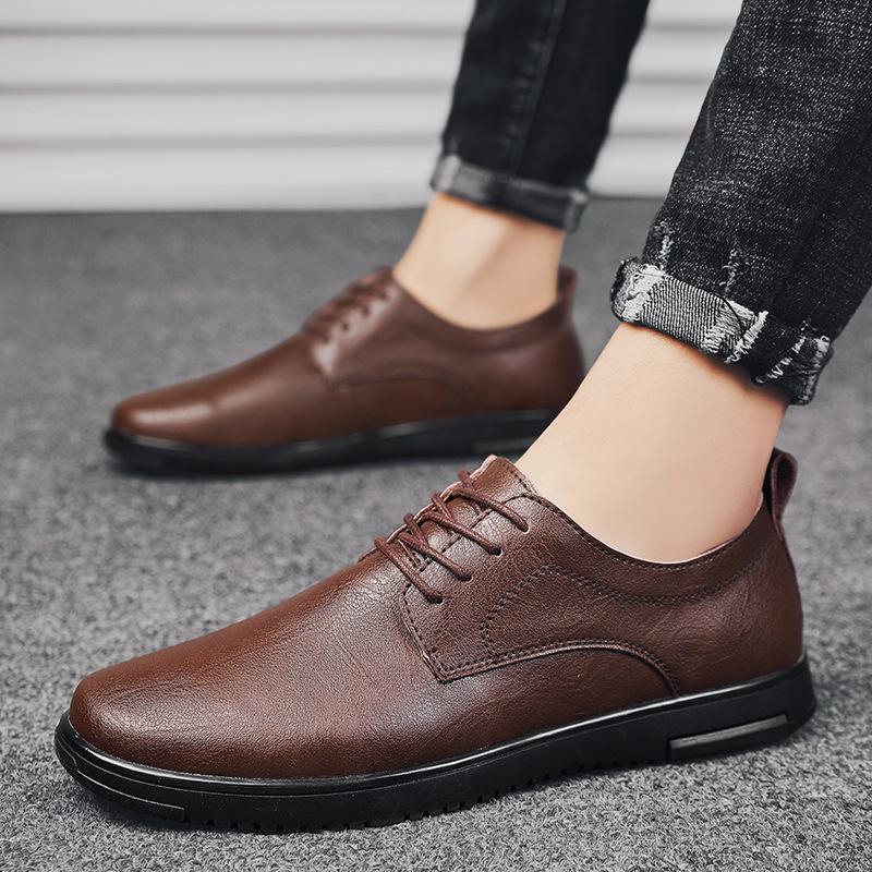 Men s casual hand-scratched round-headed beanie shoes Men s casual shoes soft-soled foot-covering lazy shoes One source 45 коричневий
Men s casual hand-scratched round-headed beanie shoes Men s casual shoes soft-soled foot-covering lazy shoes One source 45 коричневий