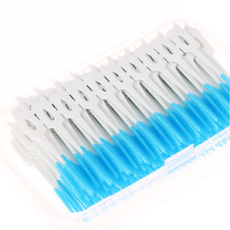 Interdental Silicone Brushes 200 Units Dental Toothpicks Brush Between Teeth With Thread Oral Cleaning Tools темно-синього кольору
Interdental Silicone Brushes 200 Units Dental Toothpicks Brush Between Teeth With Thread Oral Cleaning Tools темно-синього кольору