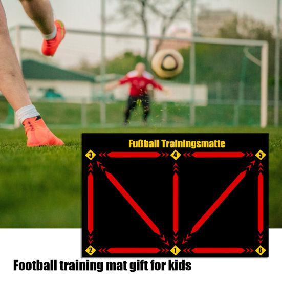 Футбольный коврик для работы ног Портативный нескользящий бесшумный игрок всех уровней Ловкость Футбольный шаг для ведения мяча Тренировочный напольный коврик Оборудование для фитнеса
Футбольный коврик для работы ног Портативный нескользящий бесшумный игрок всех уровней Ловкость Футбольный шаг для ведения мяча Тренировочный напольный коврик Оборудование для фитнеса