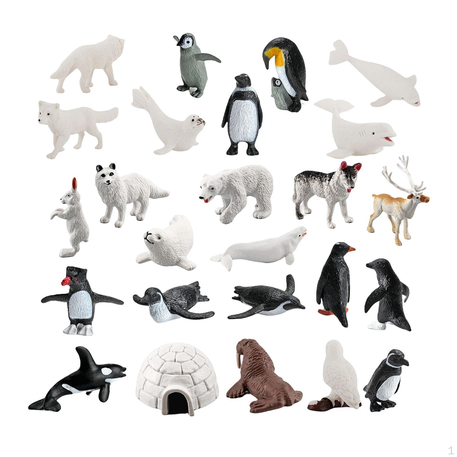 26Pcs Lifelike Animal Figurines Miniature Statues Figures Set Animals Toys for Home Decor Toddlers
26Pcs Lifelike Animal Figurines Miniature Statues Figures Set Animals Toys for Home Decor Toddlers