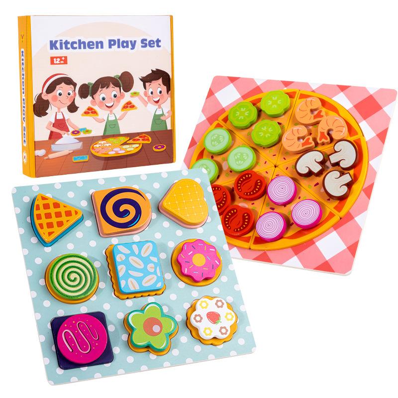 Kids Wooden Kitchen Toy Pretends Play Cutting Pizza Game Simulation Make Cookies Dessert Food Creative Education Toys Girls Gift
Kids Wooden Kitchen Toy Pretends Play Cutting Pizza Game Simulation Make Cookies Dessert Food Creative Education Toys Girls Gift