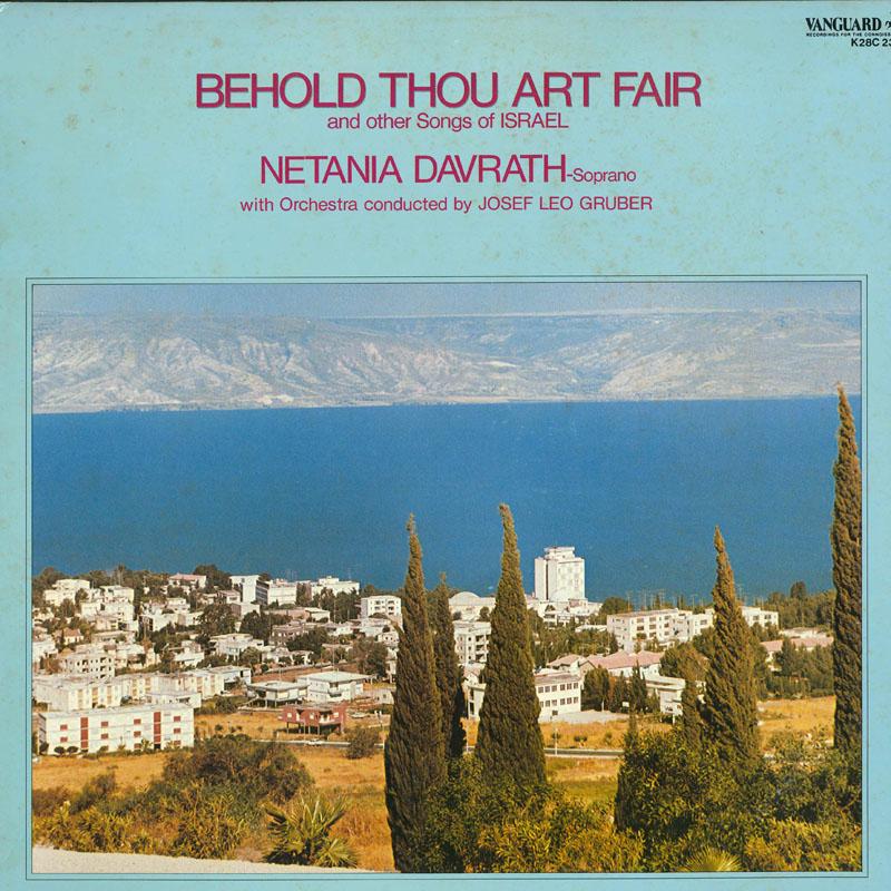LP Record NETANIA DAVRATH - Behold Thou Art Fair And Other Song K28C232 VANGUARD 1983 Japan World Music Used
LP Record NETANIA DAVRATH - Behold Thou Art Fair And Other Song K28C232 VANGUARD 1983 Japan World Music Used