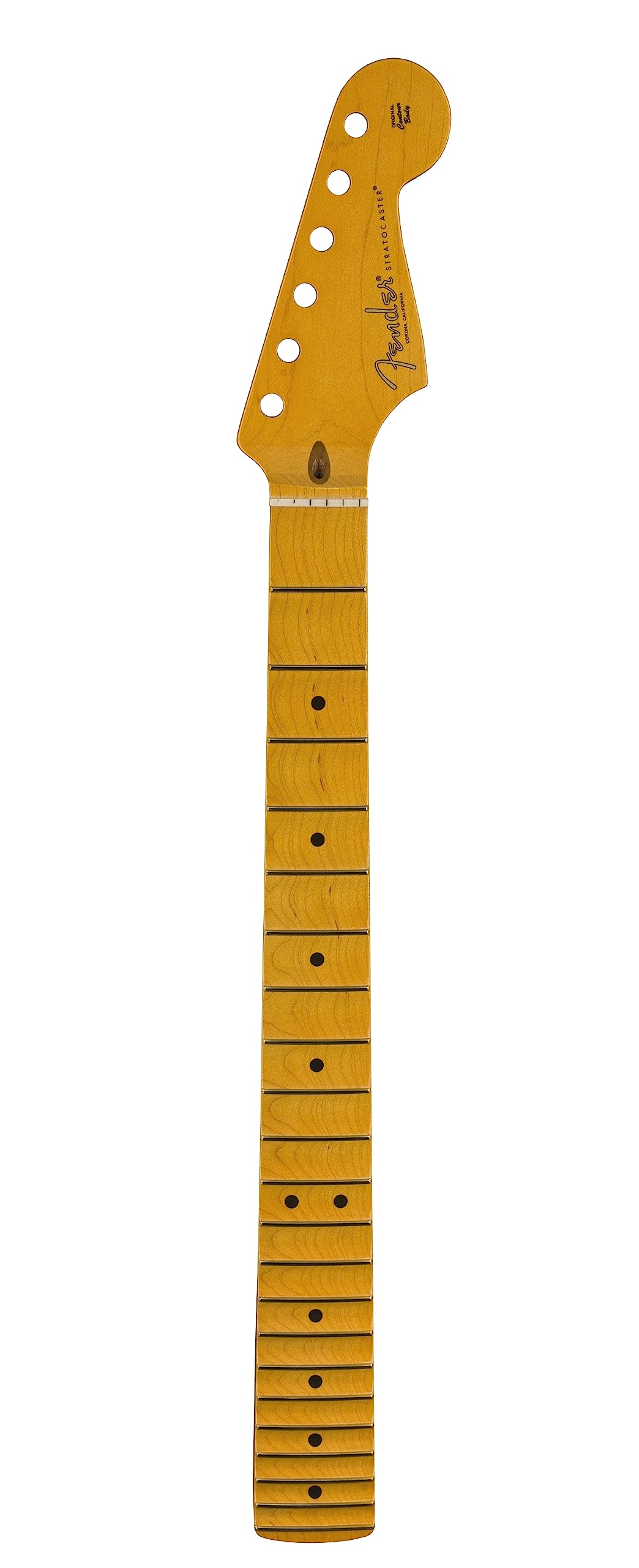 Fender American Professional II Scalloped Stratocaster Neck, 22 Narrow Tall Frets, 9.5 Radius, Maple Guitar Replacement Neck Made in USA
Fender American Professional II Scalloped Stratocaster Neck, 22 Narrow Tall Frets, 9.5 Radius, Maple Guitar Replacement Neck Made in USA