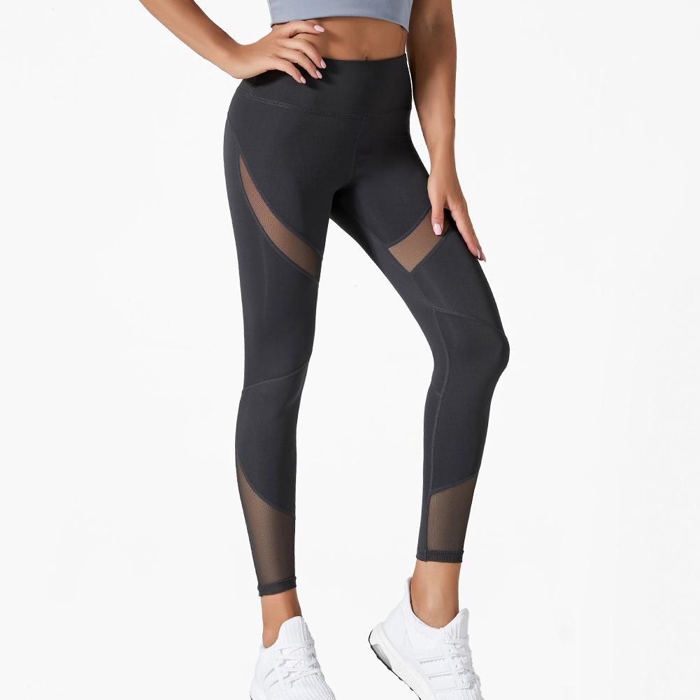 Жіночі штани для йоги з високою посадкою та сітчастими вставками - Спортивні легінси з ефектом підтягування стегон XL
Жіночі штани для йоги з високою посадкою та сітчастими вставками - Спортивні легінси з ефектом підтягування стегон XL