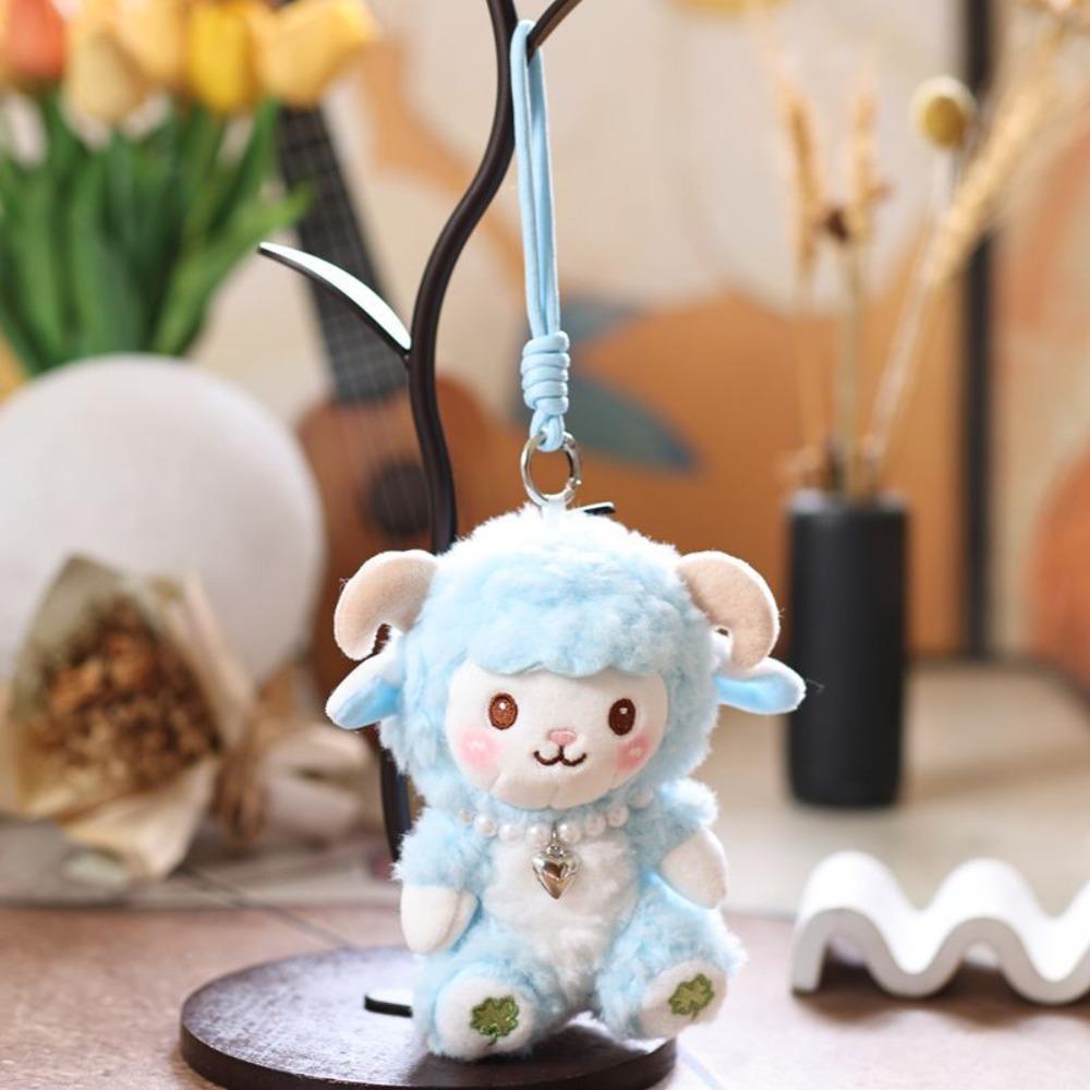 1Pcs PP Cotton Cartoon Sheep Doll Fluffy Soft Animal Stuffed Keyring Birthday Gift Ornament blue
1Pcs PP Cotton Cartoon Sheep Doll Fluffy Soft Animal Stuffed Keyring Birthday Gift Ornament blue
