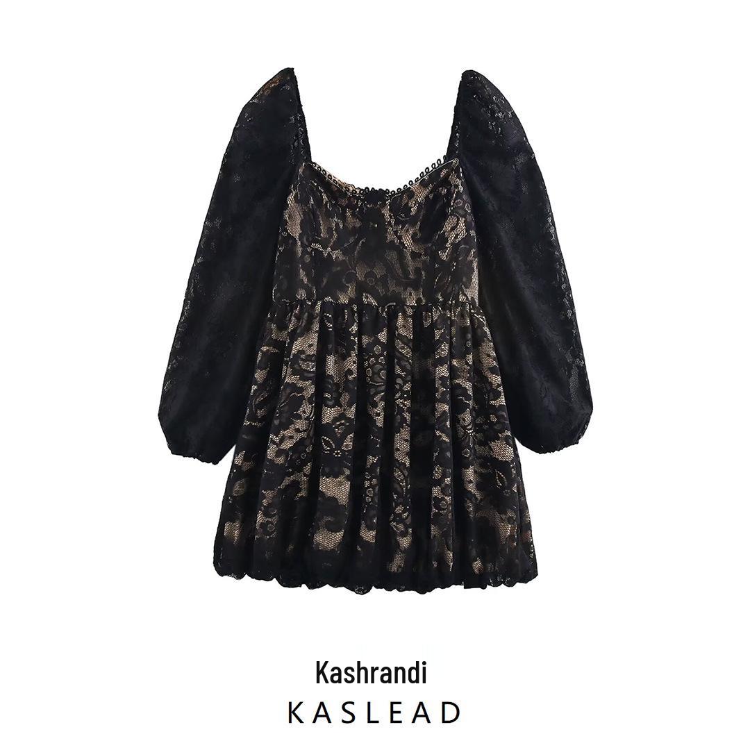2025 Spring Women s Plus Size Lace Puff Sleeve Dress - Fashionable European & American Style XL
2025 Spring Women s Plus Size Lace Puff Sleeve Dress - Fashionable European & American Style XL