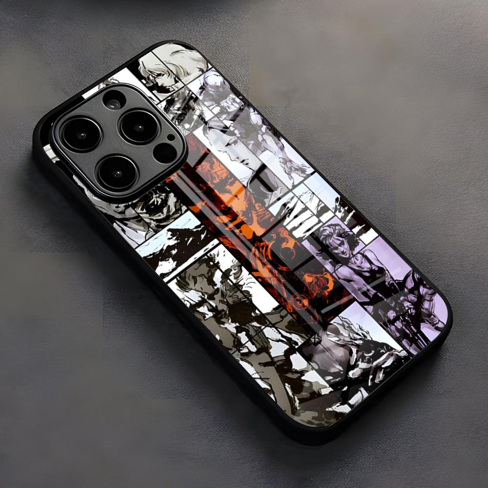 M-Metal G-Gear Solid Phone Case For IPhone 17 Pro Max 16 15 14 Pro Max 13 11 X Xs Xr 8 7Plus Glass Cover iPhone 12 Pro
M-Metal G-Gear Solid Phone Case For IPhone 17 Pro Max 16 15 14 Pro Max 13 11 X Xs Xr 8 7Plus Glass Cover iPhone 12 Pro