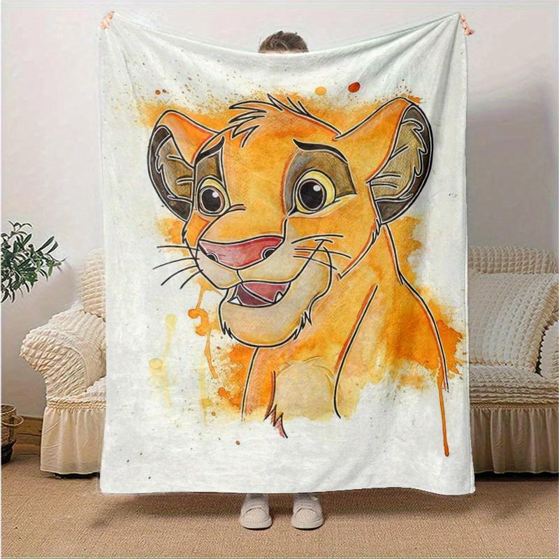 1pc Simba Blanket – Themed Soft Flannel Throw Blanket, Versatile & Cozy for Bedroom, Living Room, Travel, Camping, Car Blankets, Beach, Office Naps, M 130x150cm
1pc Simba Blanket – Themed Soft Flannel Throw Blanket, Versatile & Cozy for Bedroom, Living Room, Travel, Camping, Car Blankets, Beach, Office Naps, M 130x150cm