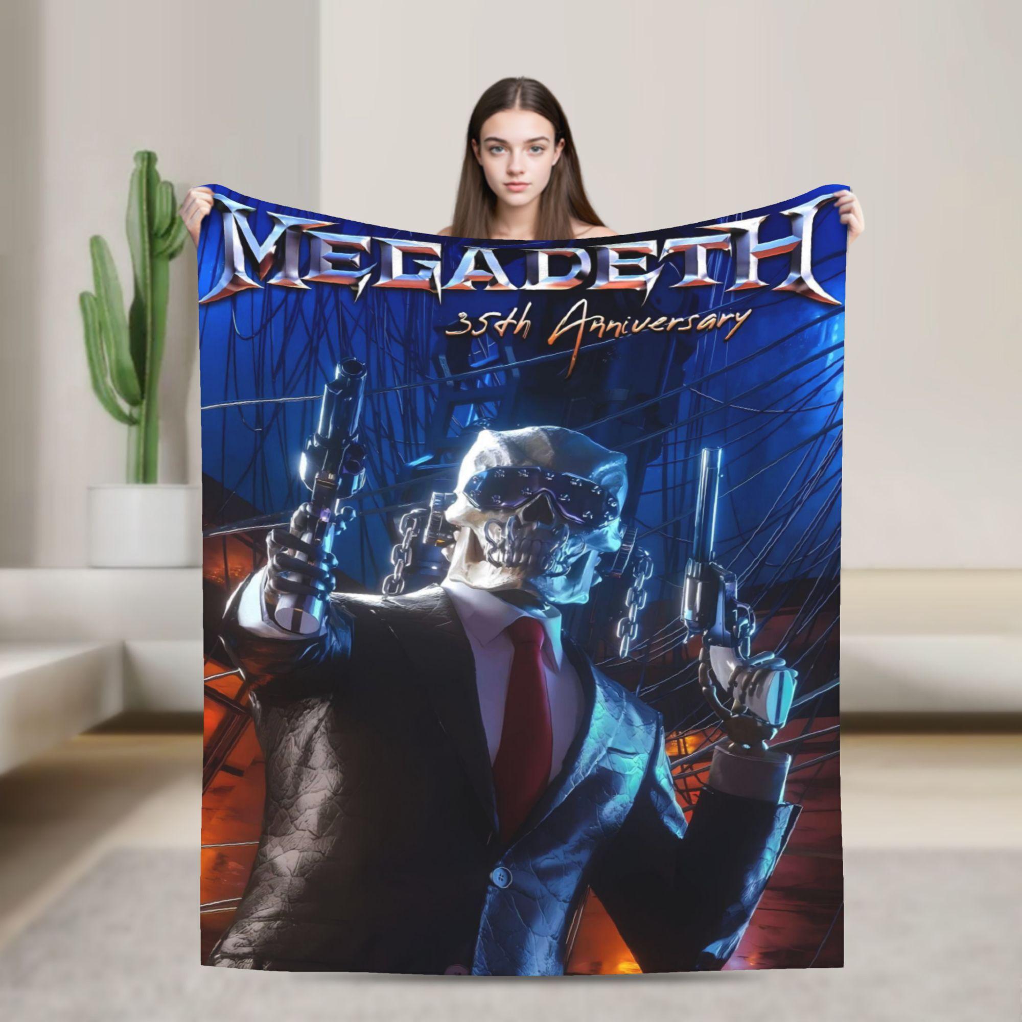 Megadeths Band Art Warm Soft Blankets Kids Plush Bedding Throws Novelty Couch Bed Flannel Bedspread Sofa Bed Cover 75cmx90cm чорний
Megadeths Band Art Warm Soft Blankets Kids Plush Bedding Throws Novelty Couch Bed Flannel Bedspread Sofa Bed Cover 75cmx90cm чорний