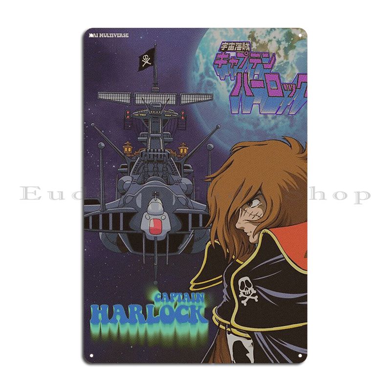 Vintage Space Pirate Captain Harlock Albator Metal Sign Cinema Rusty Home Printing Cinema Tin Sign Poster 20x30cm
Vintage Space Pirate Captain Harlock Albator Metal Sign Cinema Rusty Home Printing Cinema Tin Sign Poster 20x30cm