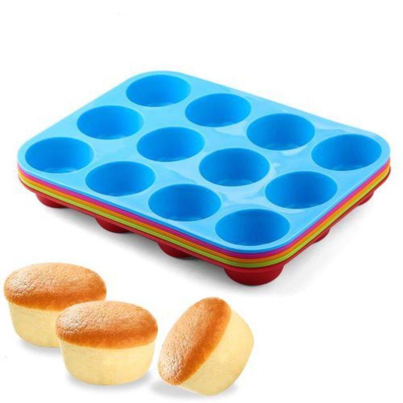 Non-Stick Pudding Steamed Cake Mold Baking Tool Mini Muffin 12 Holes Silicone Round Mold DIY Cupcake Cookies Fondant Baking Pan червоний
Non-Stick Pudding Steamed Cake Mold Baking Tool Mini Muffin 12 Holes Silicone Round Mold DIY Cupcake Cookies Fondant Baking Pan червоний