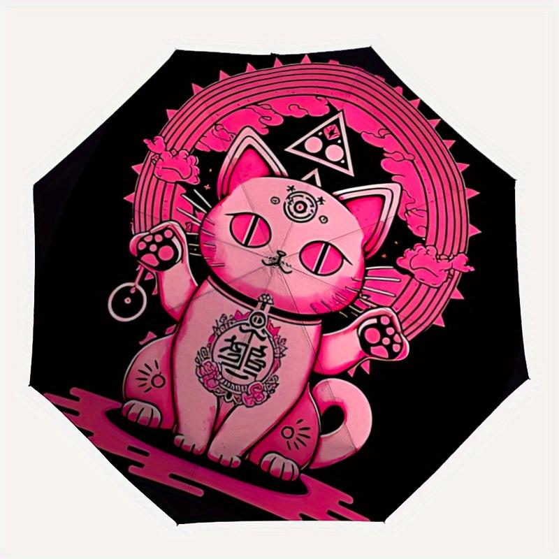 1pc Pink Cat Mandala Automatic Umbrella High Quality Canopy, Portable Folding Umbrella with, Ideal Gift for - Travel, Everyday, Formal Events, Stylish
1pc Pink Cat Mandala Automatic Umbrella High Quality Canopy, Portable Folding Umbrella with, Ideal Gift for - Travel, Everyday, Formal Events, Stylish
