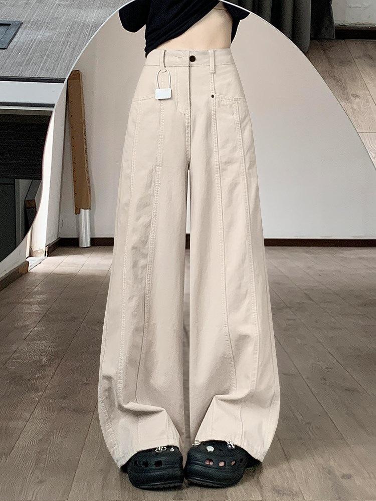Women s Plus Size Beige High-Waisted Wide-Leg Cargo Pants - Spring Slimming Loose Fit 2XL (140-160 jin)
Women s Plus Size Beige High-Waisted Wide-Leg Cargo Pants - Spring Slimming Loose Fit 2XL (140-160 jin)